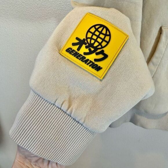 Bershka Generation Otaku Manga Ainme Men's Hoodie Sweatshirt Large - Picture 4 of 11